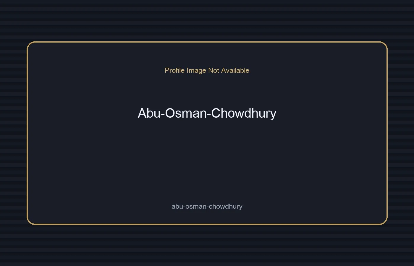 Abu Osman Chowdhury
