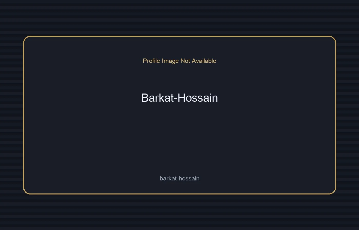 Barkat Hossain