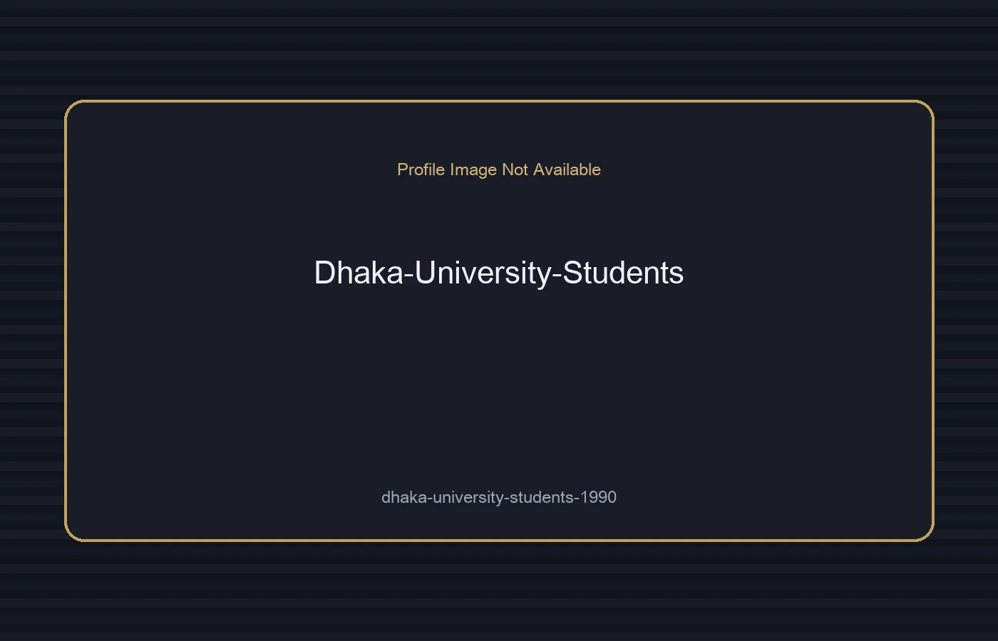 Dhaka University Students