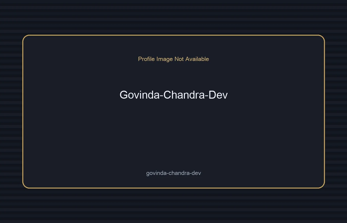 Govinda Chandra Dev