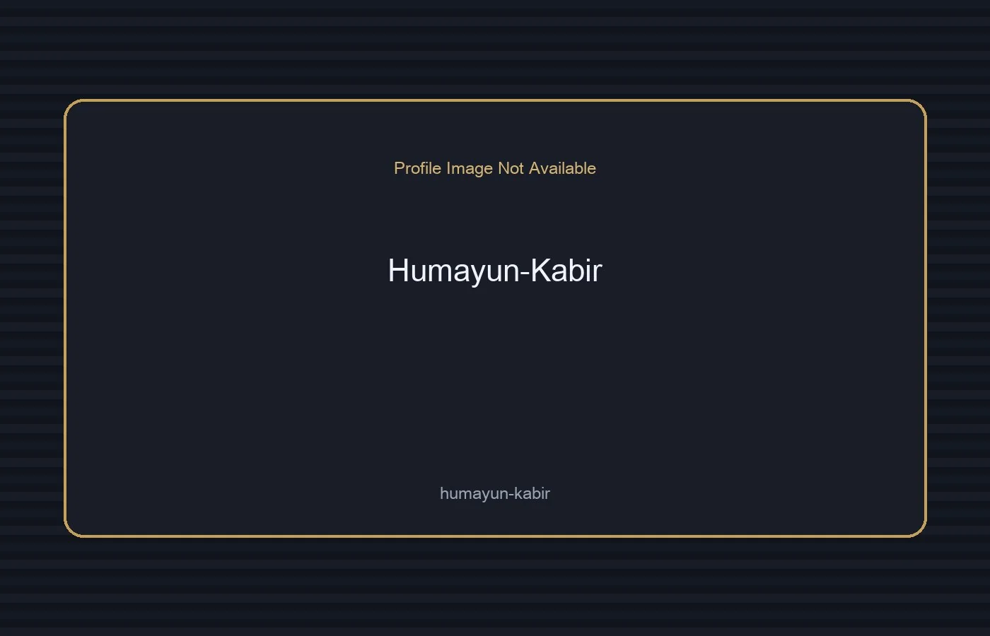 Humayun Kabir