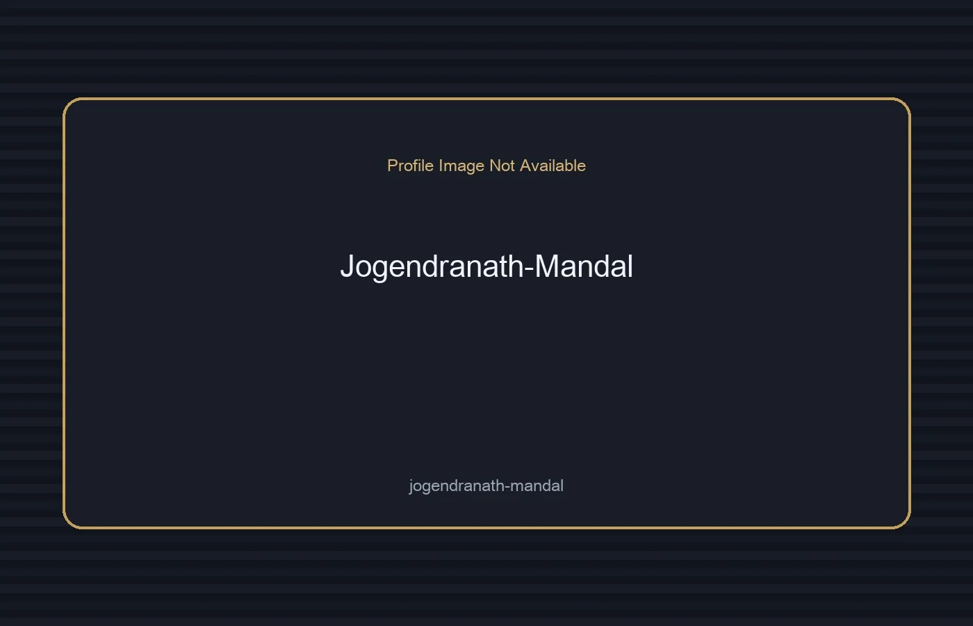 Jogendranath Mandal