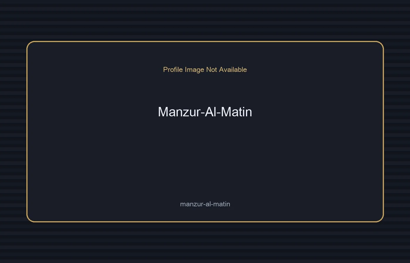 Manzur Al Matin