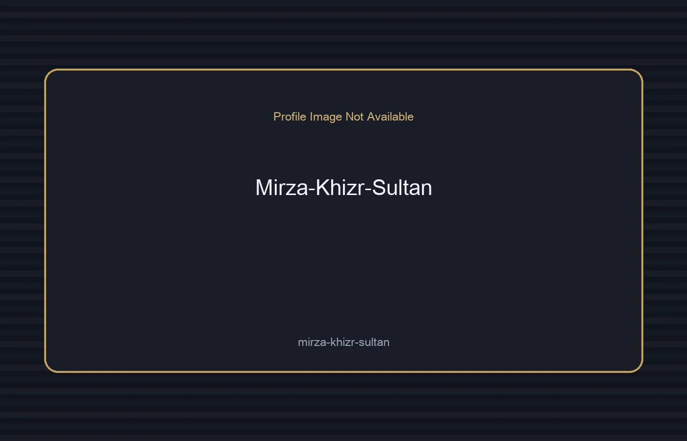 Mirza Khizr Sultan