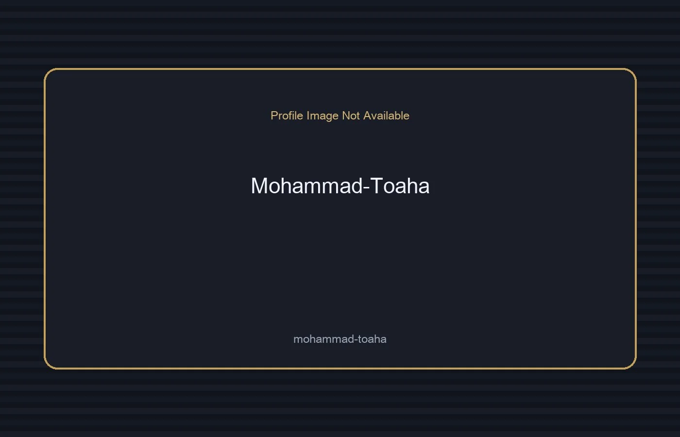 Mohammad Toaha