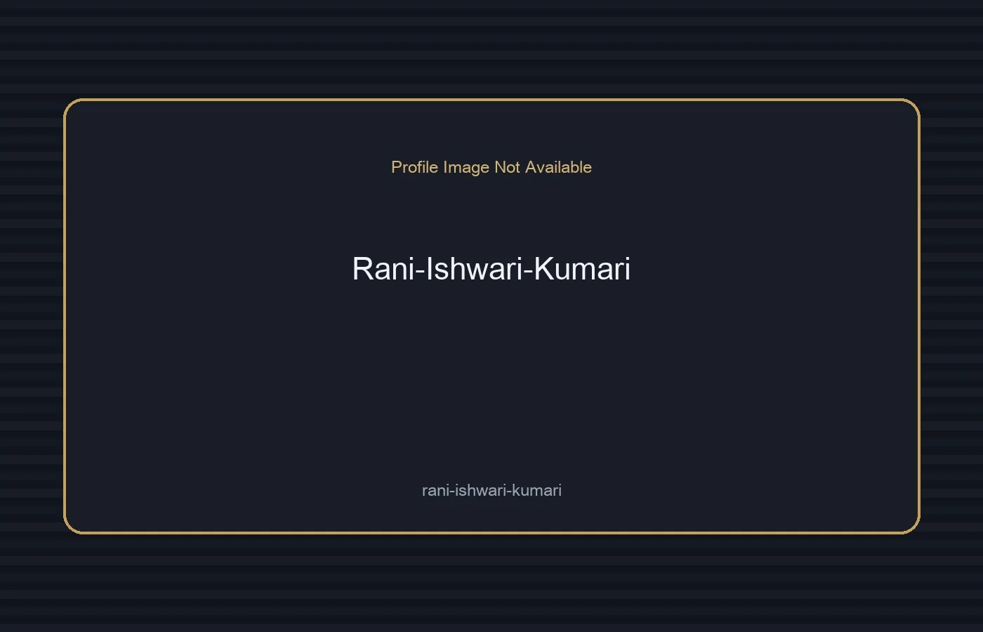 Rani Ishwari Kumari