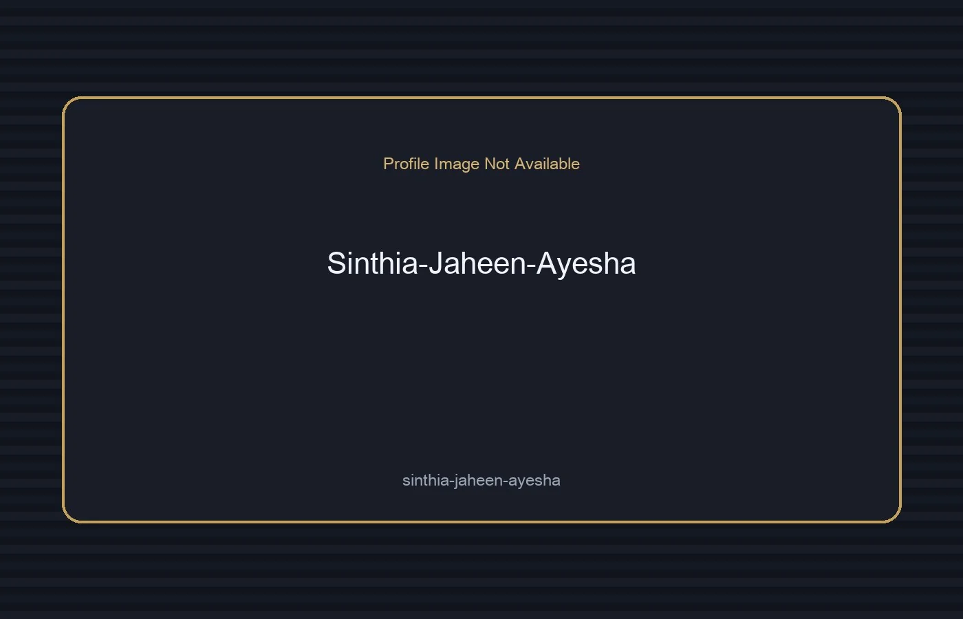 Sinthia Jaheen Ayesha