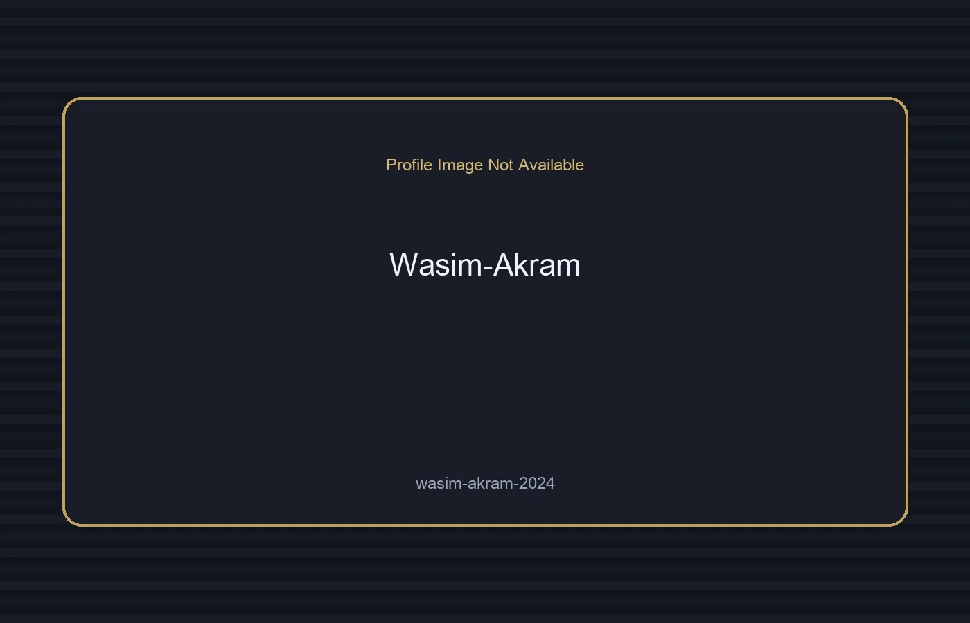 Wasim Akram