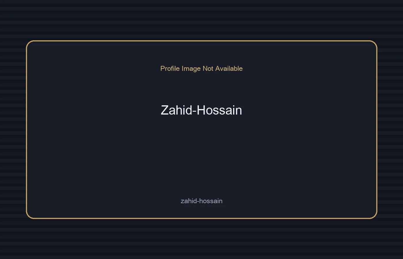 Zahid Hossain