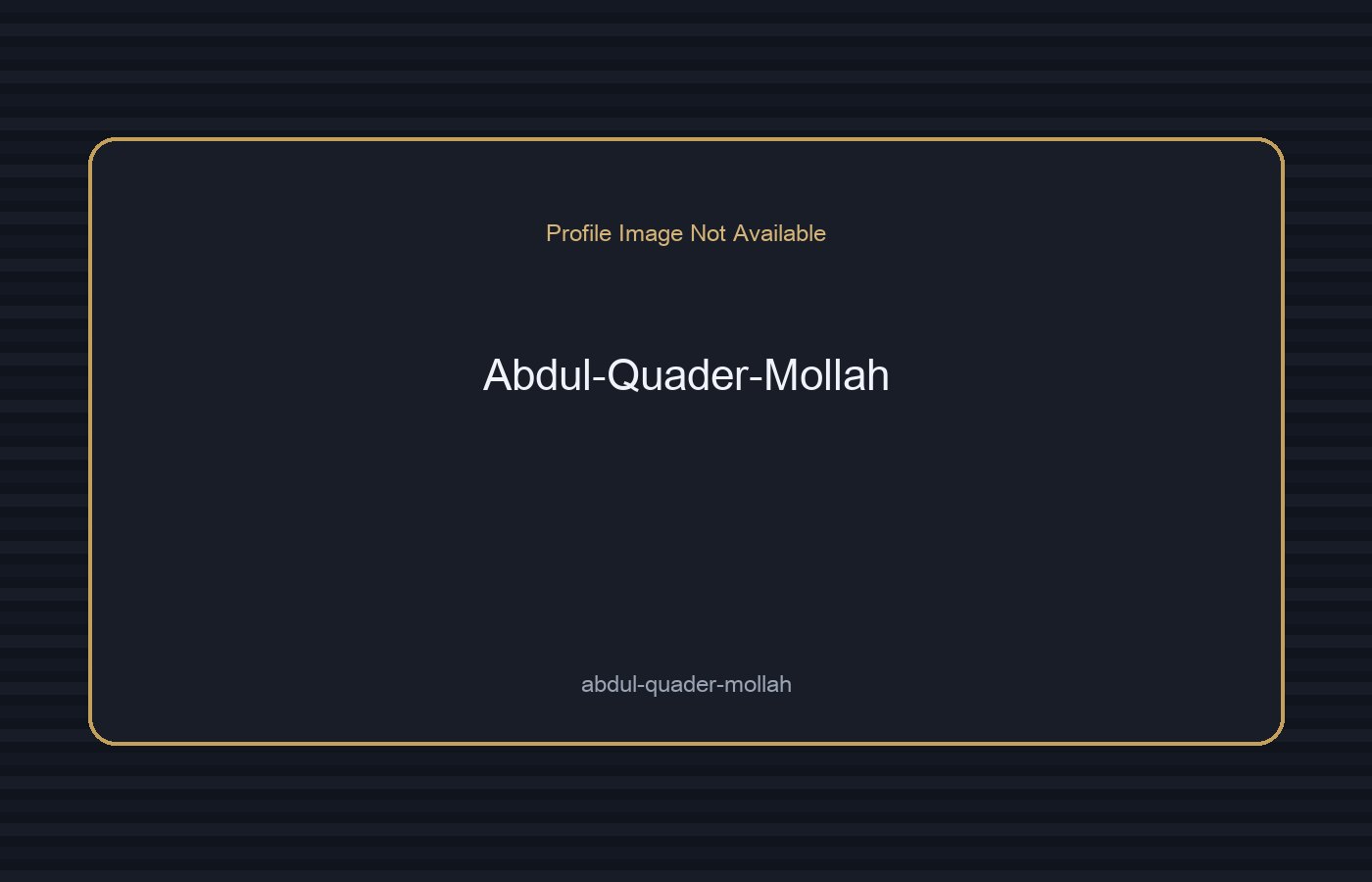 Abdul Quader Mollah