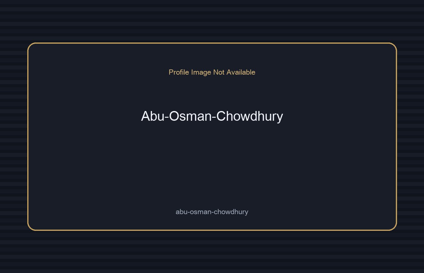 Abu Osman Chowdhury
