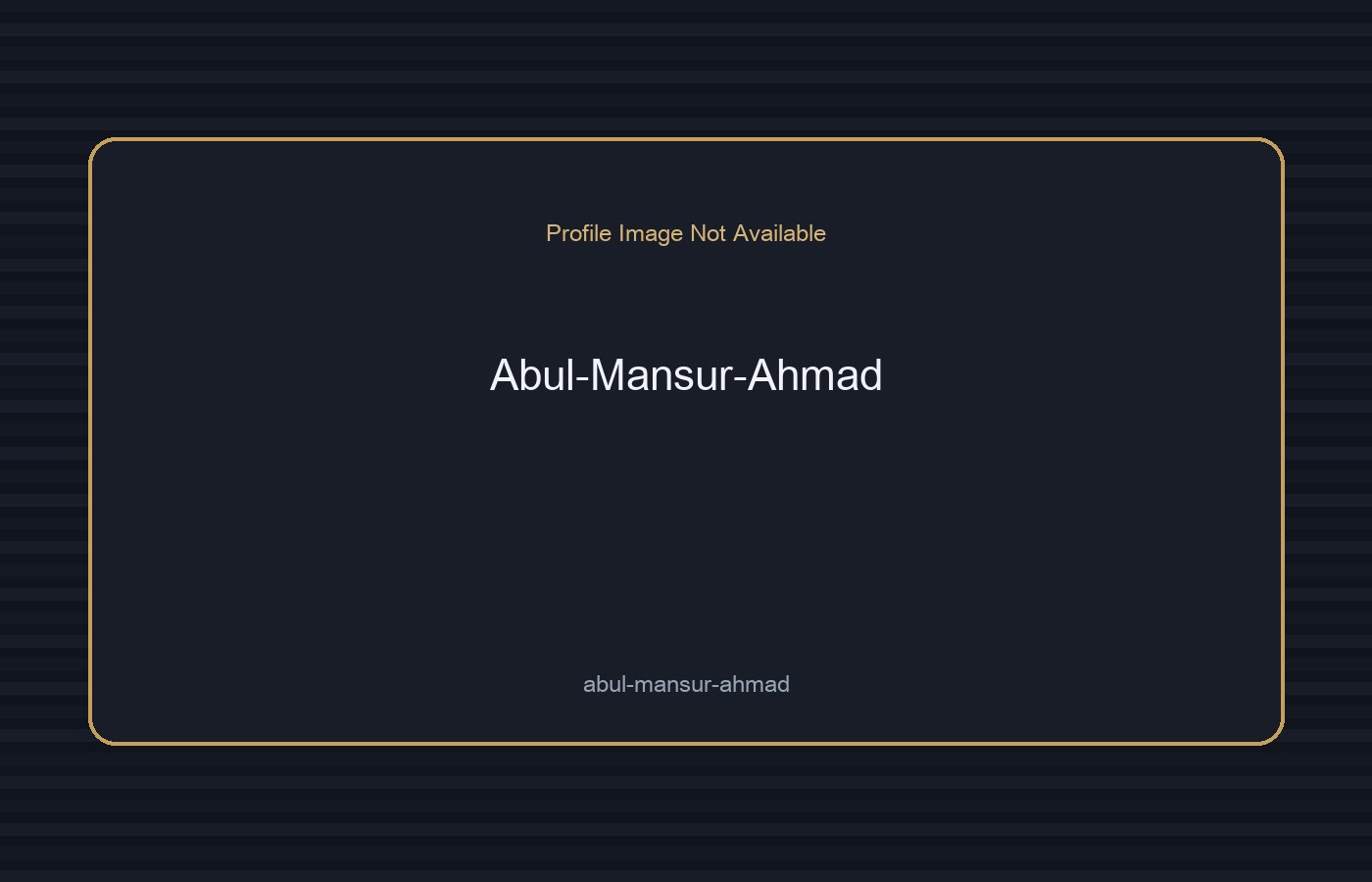 Abul Mansur Ahmad