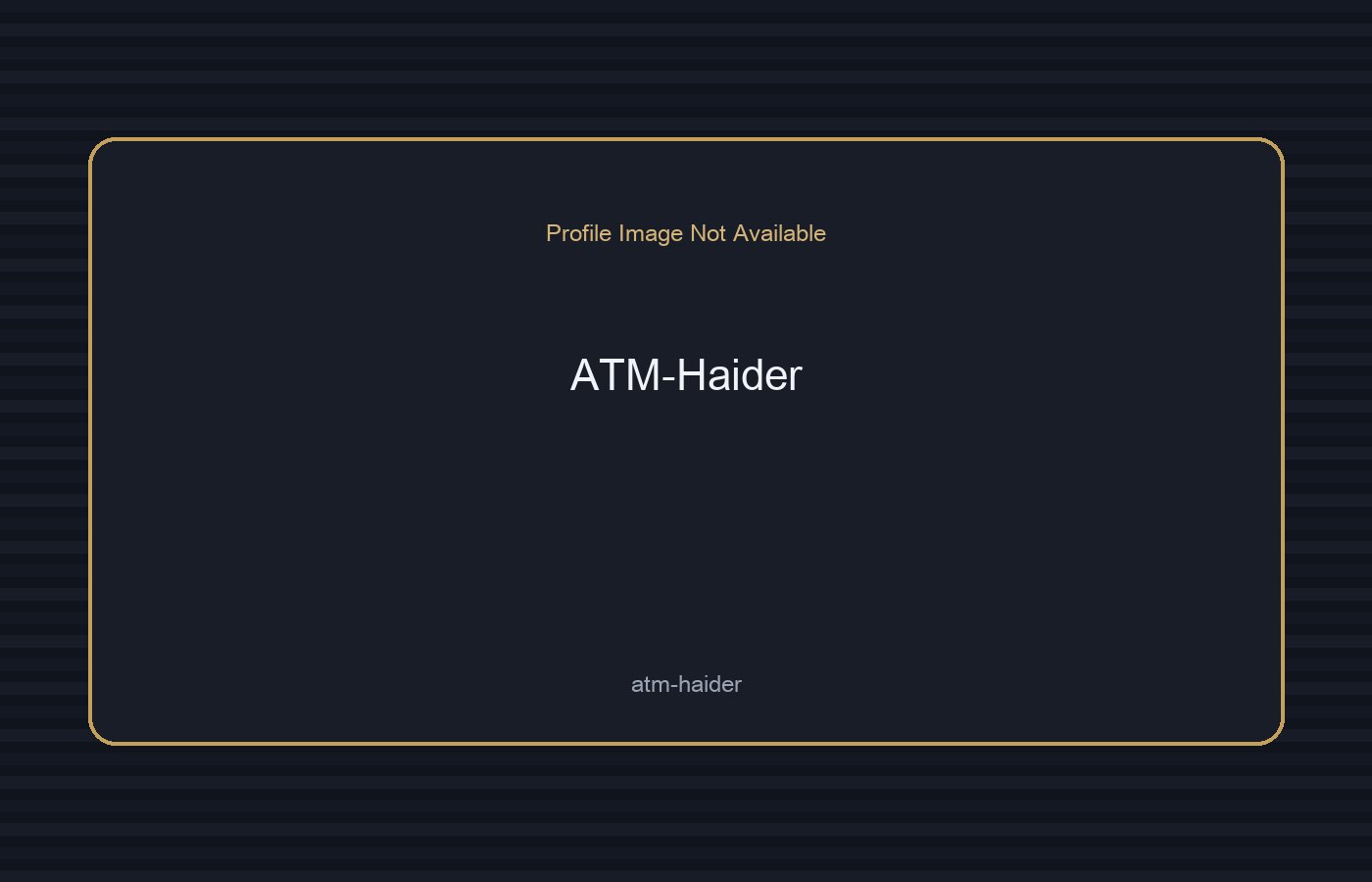 A. T. M. Haider