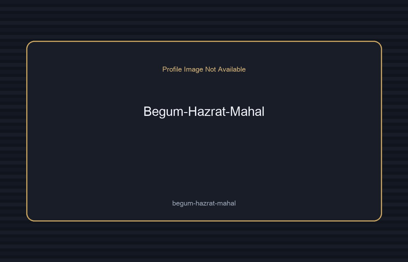Begum Hazrat Mahal