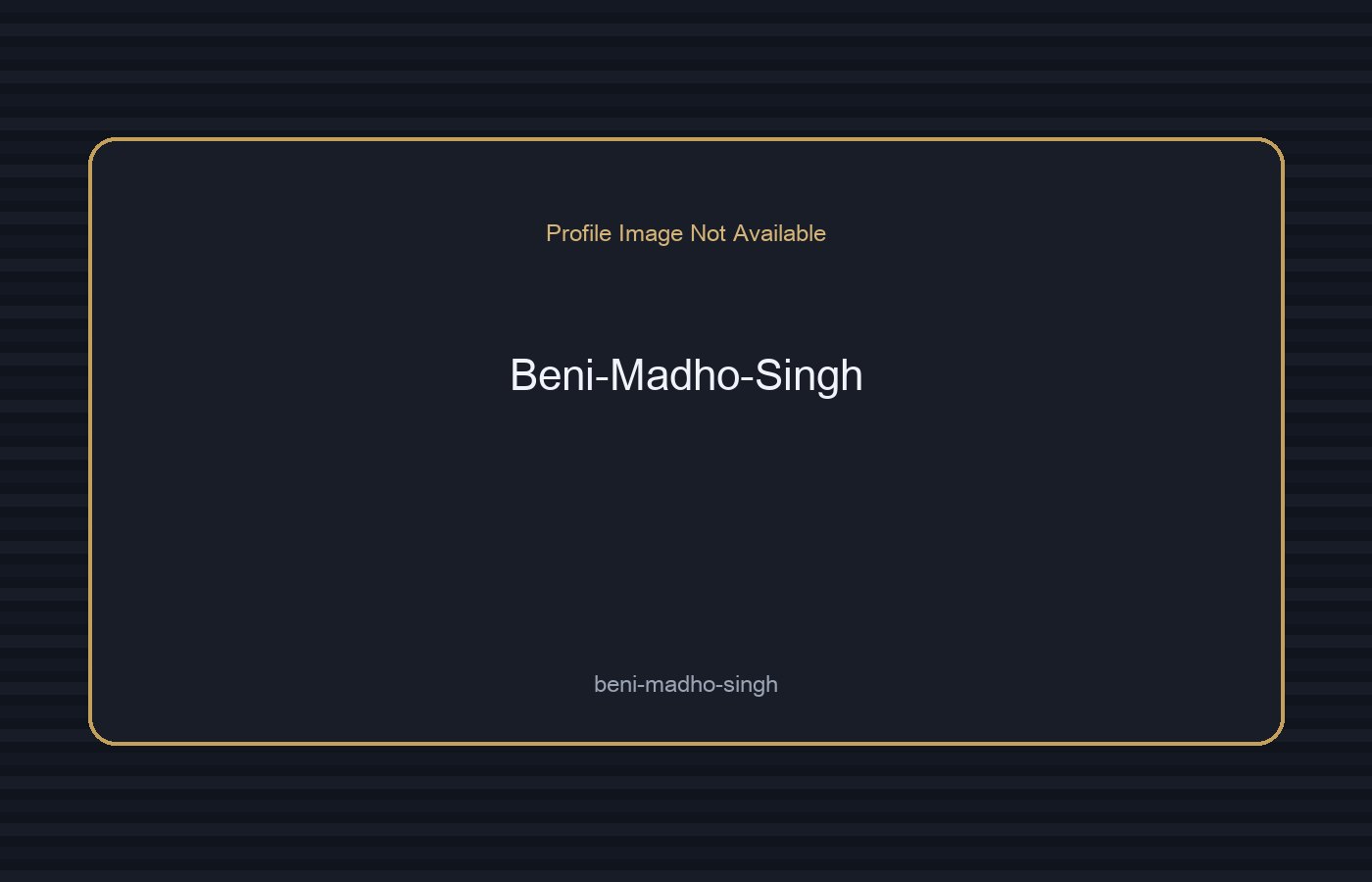 Beni Madho Singh