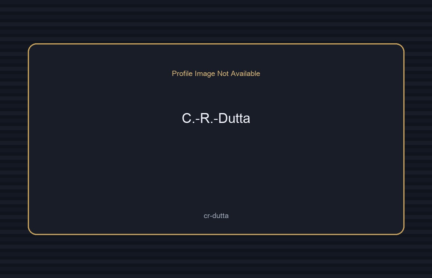 C. R. Dutta