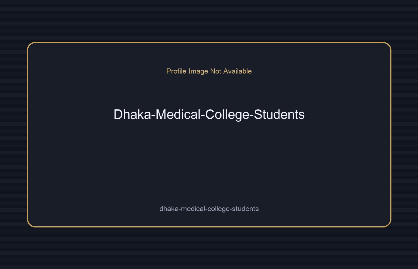 Dhaka Medical College Students