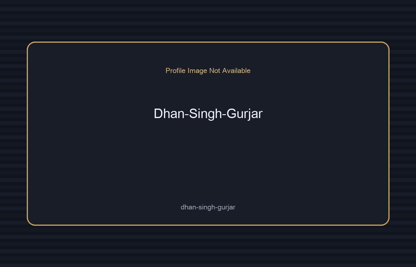 Dhan Singh Gurjar