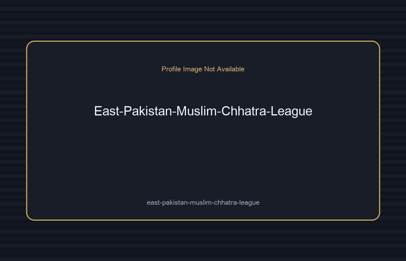 East Pakistan Muslim Chhatra League