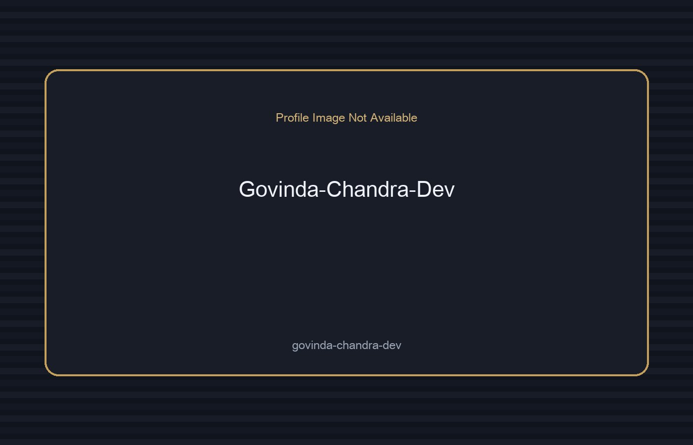 Govinda Chandra Dev