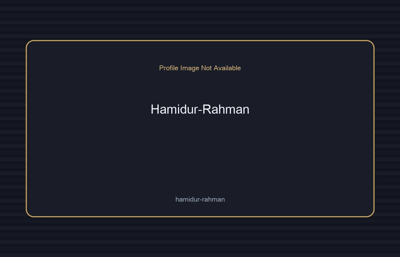 Hamidur Rahman