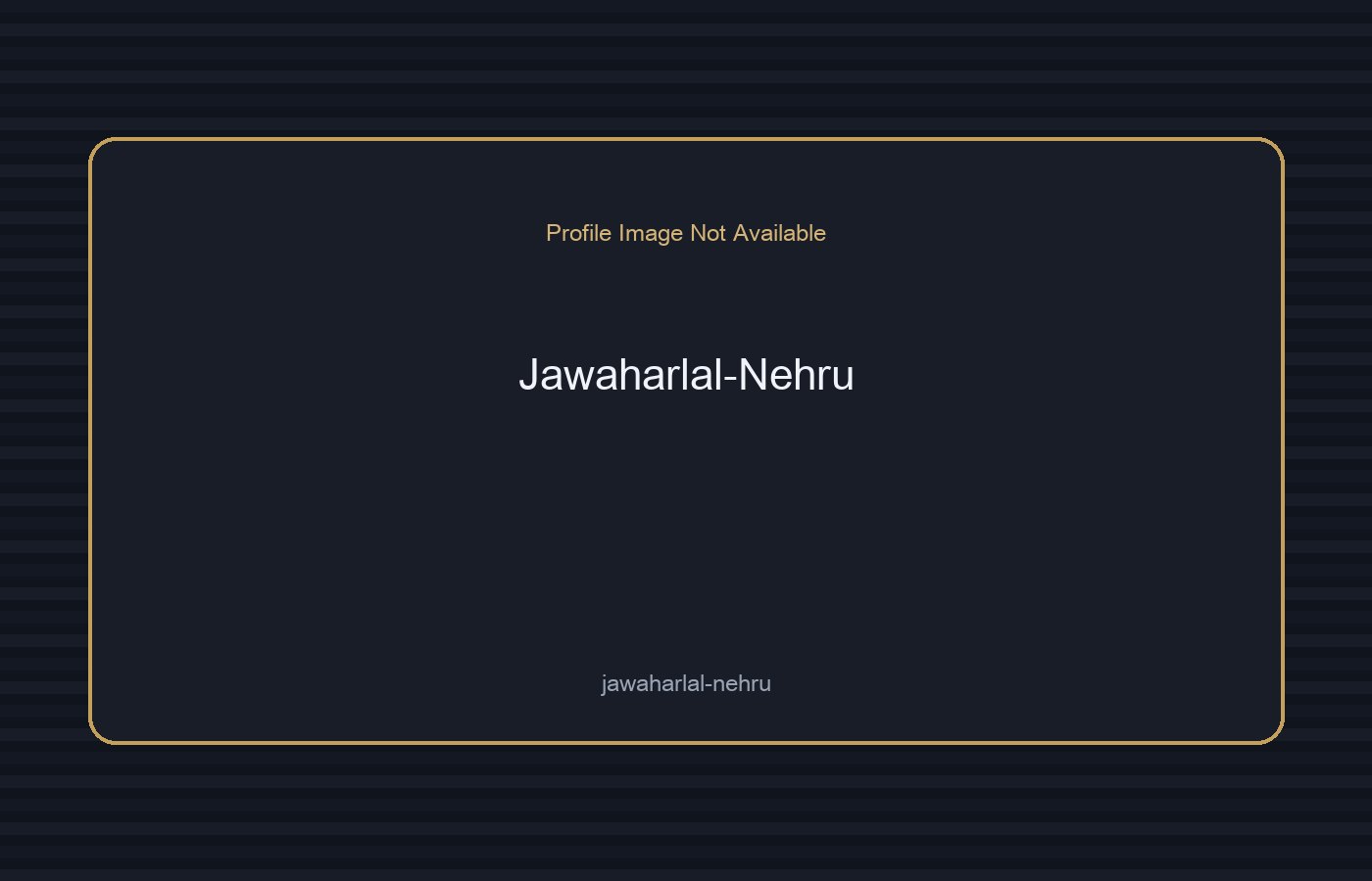 Jawaharlal Nehru