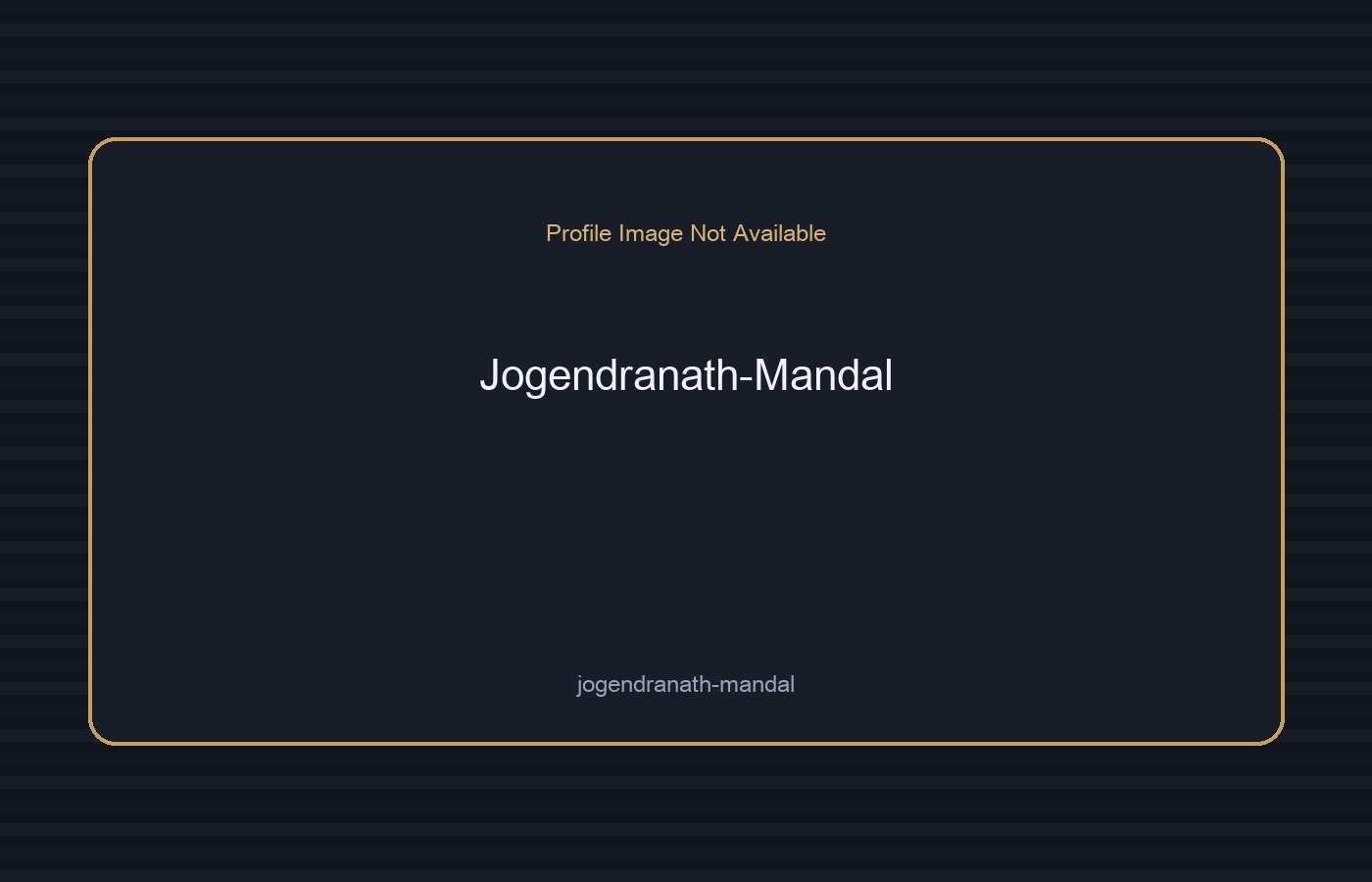 Jogendranath Mandal
