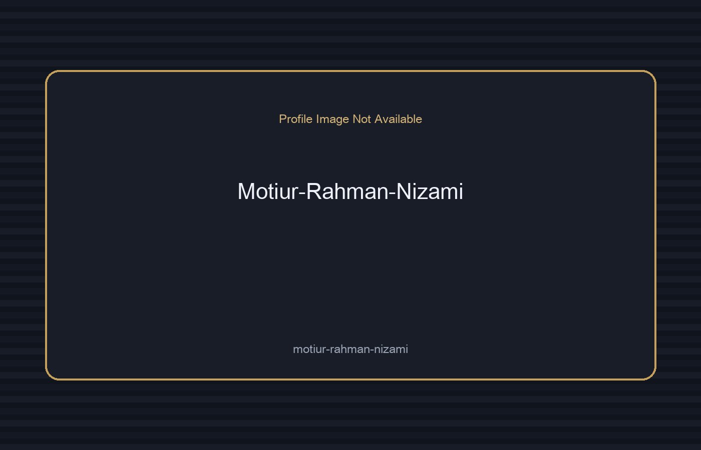 Motiur Rahman Nizami
