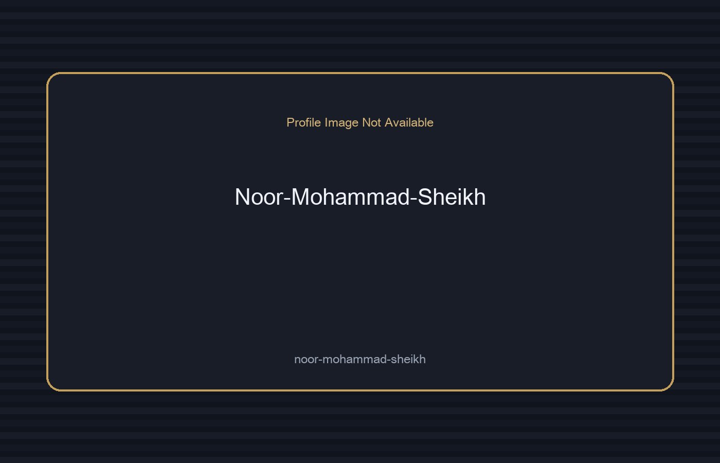 Noor Mohammad Sheikh