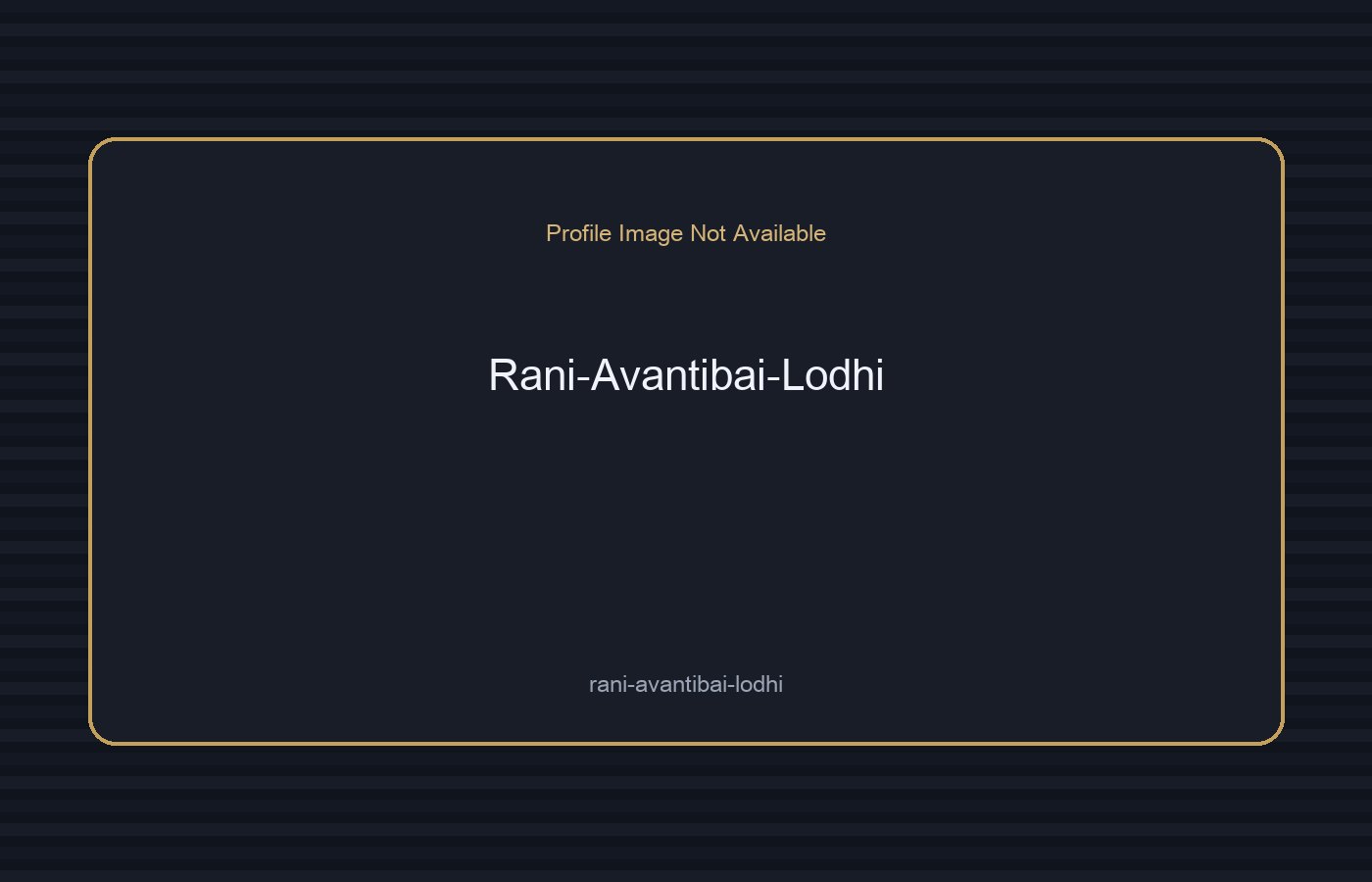Rani Avantibai Lodhi