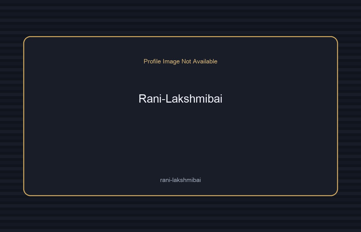 Rani Lakshmibai