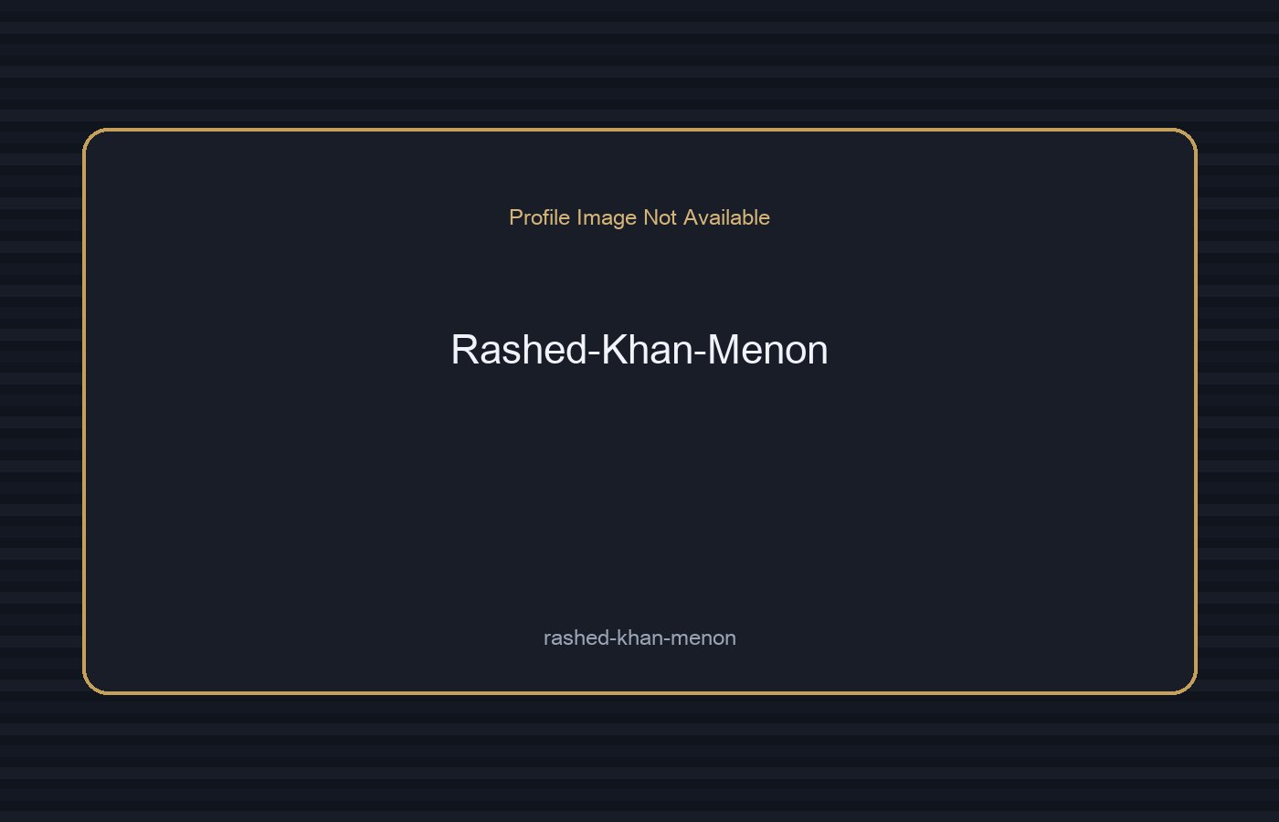 Rashed Khan Menon