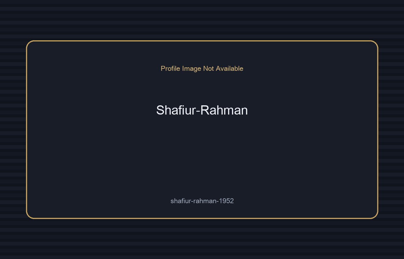 Shafiur Rahman