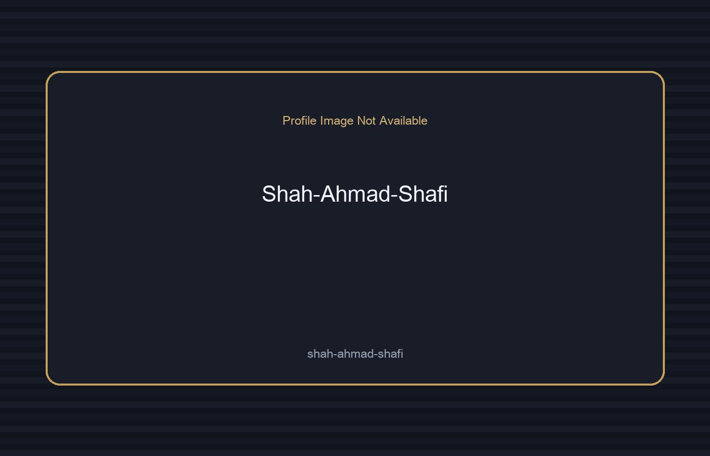 Shah Ahmad Shafi