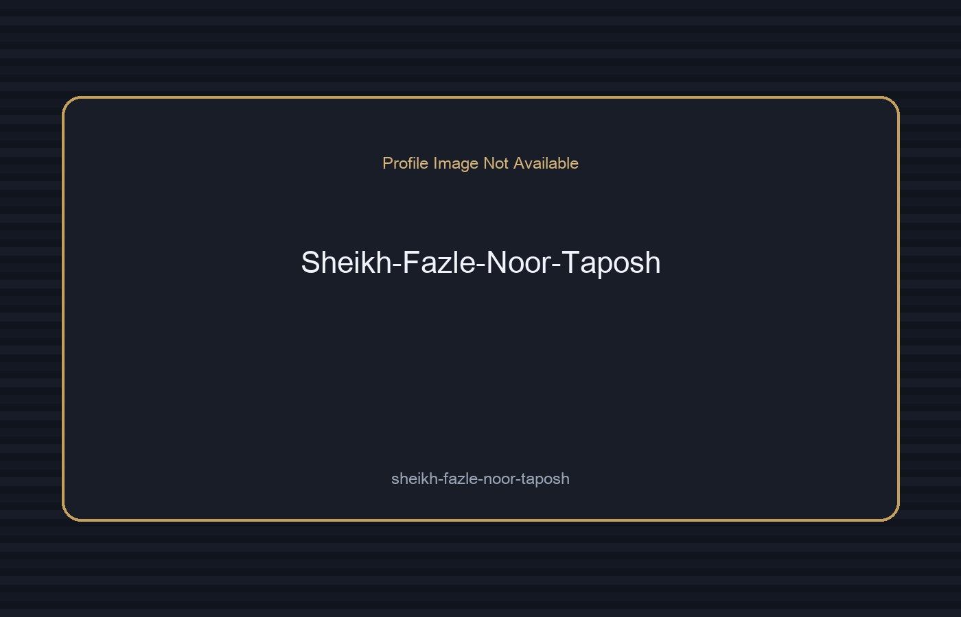 Sheikh Fazle Noor Taposh