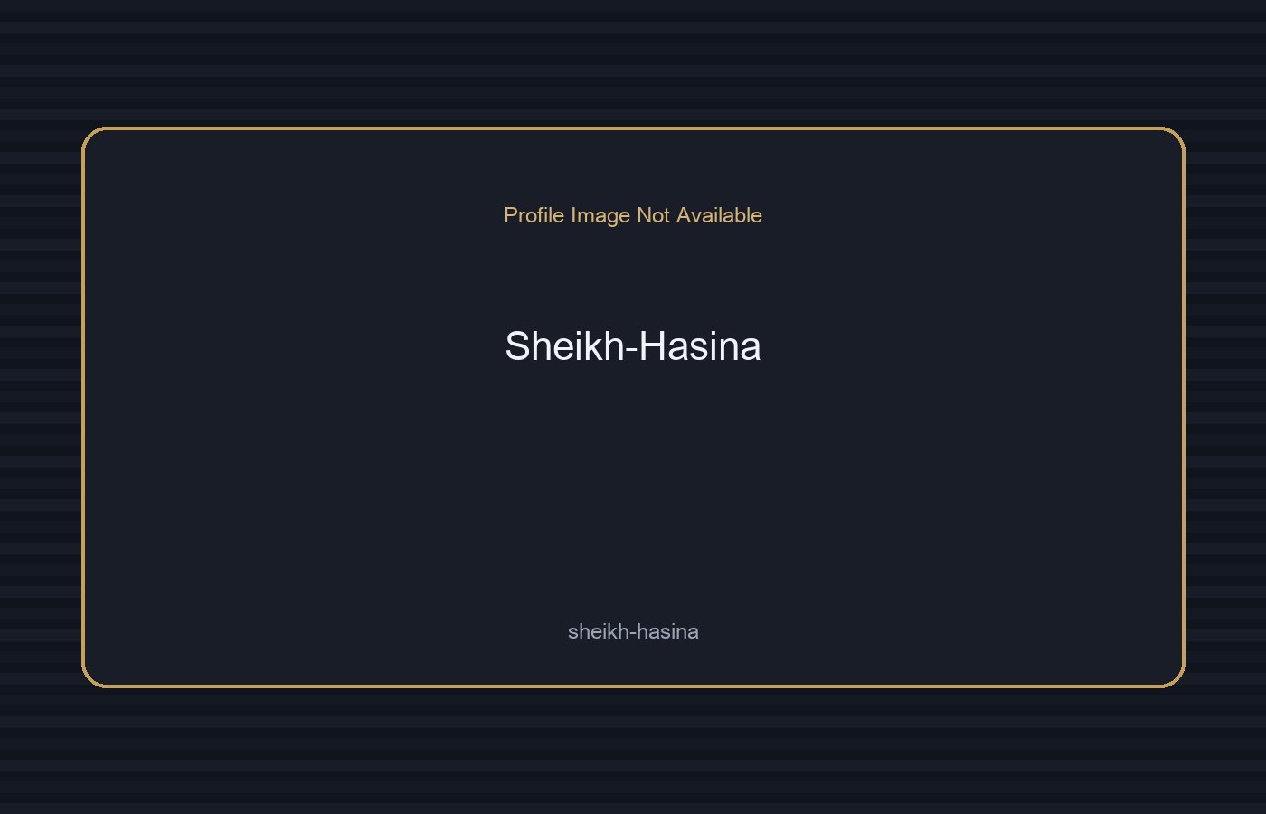 Sheikh Hasina