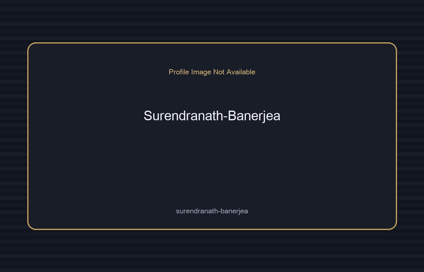 Surendranath Banerjea